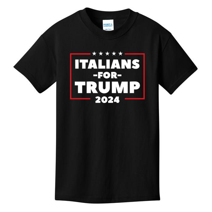 Italians For Trump 2024 Kids T-Shirt