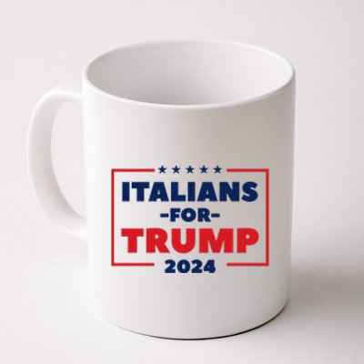 Italians For Trump 2024 Coffee Mug