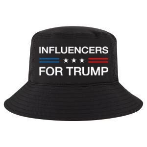 Influencers For Trump 2024 Funny Election Influencer Creator Cool Comfort Performance Bucket Hat