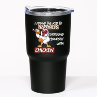 I Found The Key To Happiness, Surround Yourself With Chickens Tumbler