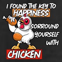 I Found The Key To Happiness, Surround Yourself With Chickens Tumbler