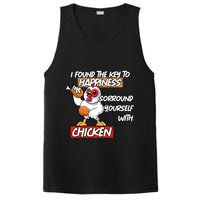I Found The Key To Happiness, Surround Yourself With Chickens PosiCharge Competitor Tank