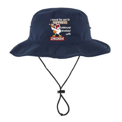 I Found The Key To Happiness, Surround Yourself With Chickens Bucket Hat