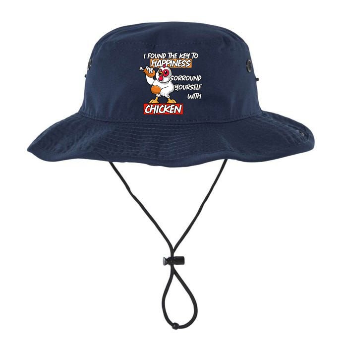 I Found The Key To Happiness, Surround Yourself With Chickens Bucket Hat