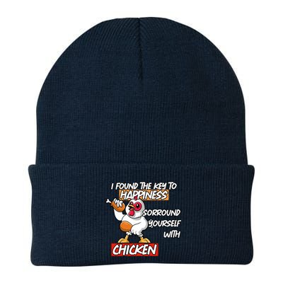 I Found The Key To Happiness, Surround Yourself With Chickens Beanie