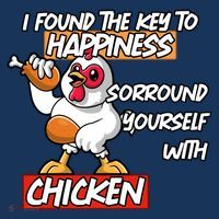 I Found The Key To Happiness, Surround Yourself With Chickens Sustainable Beanie