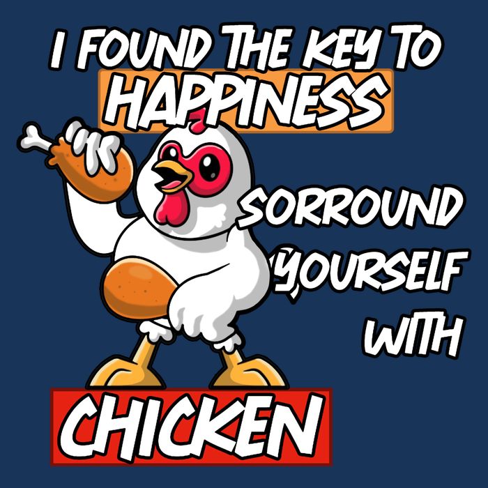 I Found The Key To Happiness, Surround Yourself With Chickens 16 in Basic Backpack