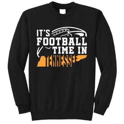 ItS Football Time In Tennessee Orange And White Sweatshirt