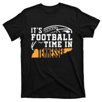 ItS Football Time In Tennessee Orange And White T-Shirt