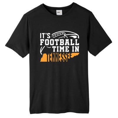 ItS Football Time In Tennessee Orange And White Tall Fusion ChromaSoft Performance T-Shirt