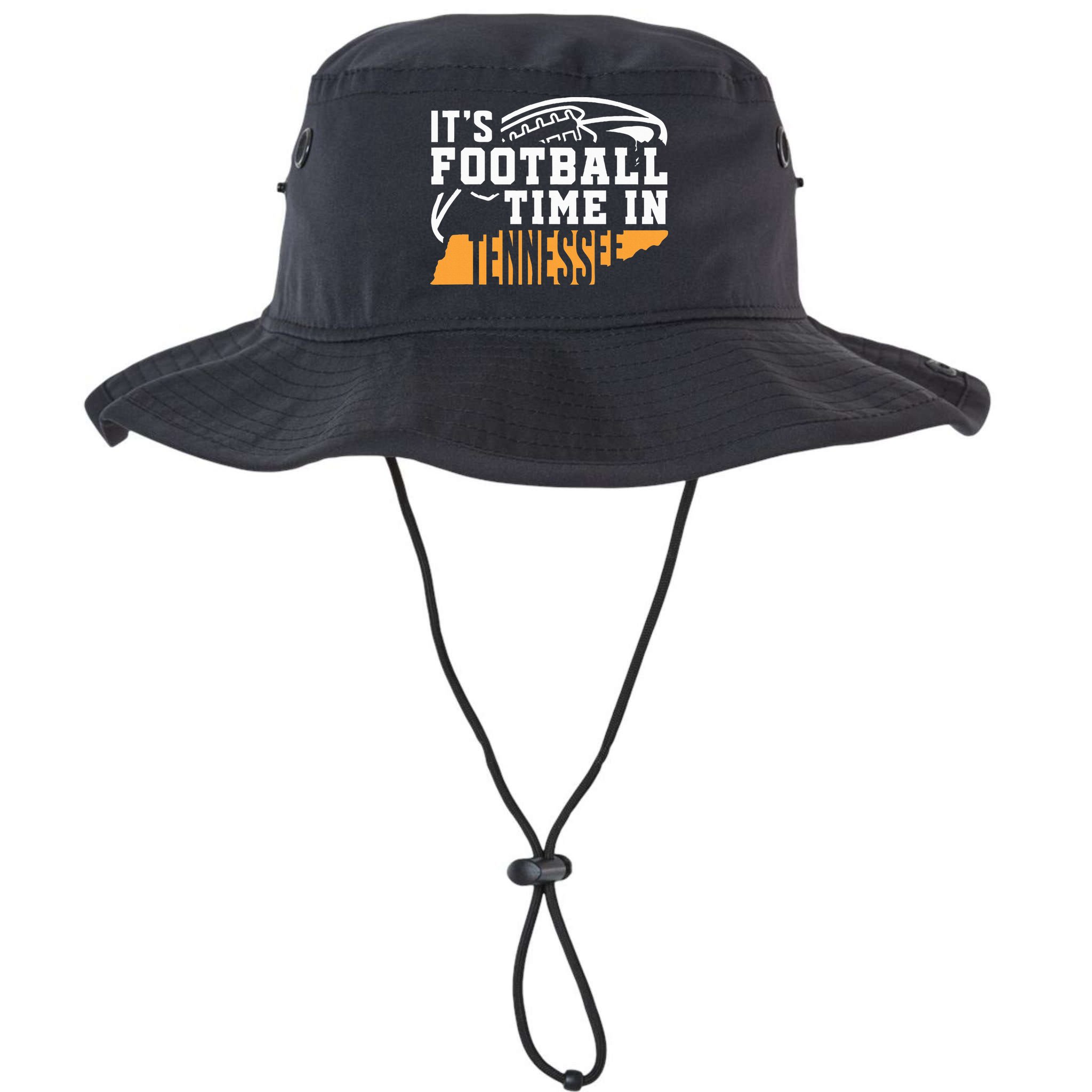 ItS Football Time In Tennessee Orange And White Bucket Hat