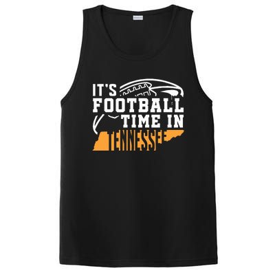 ItS Football Time In Tennessee Orange And White PosiCharge Competitor Tank