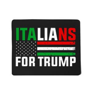 Italians For Trump Usa Flag Trump 2024 Elections Pro Trump Mousepad