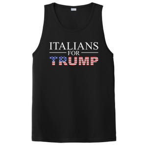 Italians For Trump Donald Trump 2024 Elections Gift PosiCharge Competitor Tank