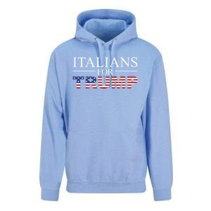 Italians For Trump Donald Trump 2024 Elections Gift Unisex Surf Hoodie