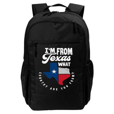 I'm From Texas What Country Are From Proud Texan Backpack