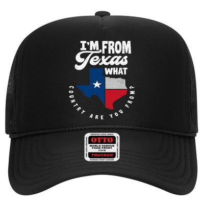 I'm From Texas What Country Are From Proud Texan Trucker Hat