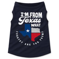 I'm From Texas What Country Are From Proud Texan Doggie Tank