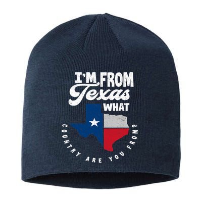 I'm From Texas What Country Are From Proud Texan Sustainable Beanie
