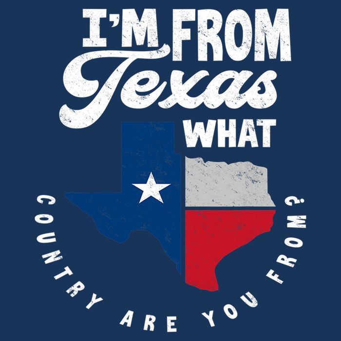 I'm From Texas What Country Are From Proud Texan Cooling Performance Long Sleeve Crew