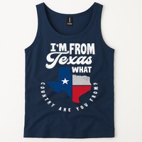 I'm From Texas What Country Are From Proud Texan Tank Top
