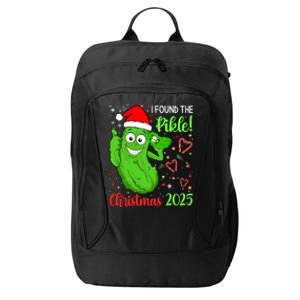 I Found The Pickle Christmas 2025 Funny Xmas Party Gift City Backpack