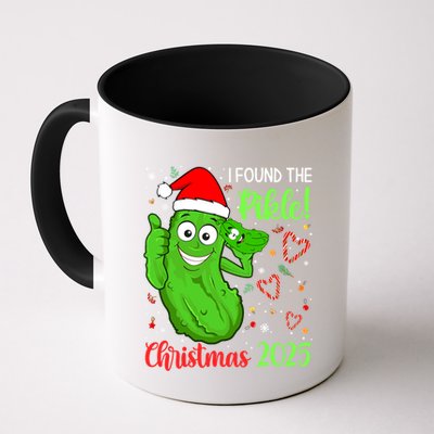 I Found The Pickle Christmas 2025 Funny Xmas Party Gift Mug