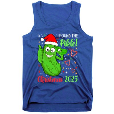 I Found The Pickle Christmas 2025 Funny Xmas Party Gift Tank Top