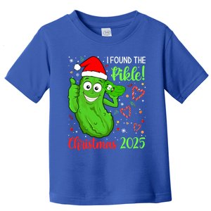 I Found The Pickle Christmas 2025 Funny Xmas Party Gift Toddler T-Shirt