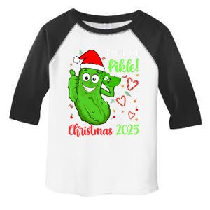 I Found The Pickle Christmas 2025 Funny Xmas Party Gift Toddler Fine Jersey T-Shirt