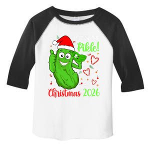 I Found The Pickle Christmas 2026 Funny Xmas Party Meaningful Gift Toddler Fine Jersey T-Shirt