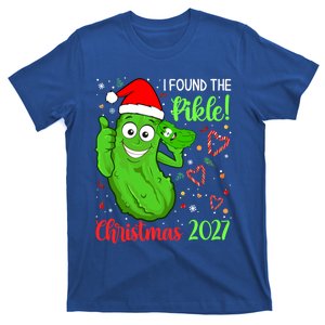 I Found The Pickle Christmas 2027 Funny Xmas Party Funny Gift T-Shirt