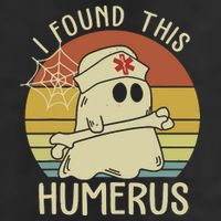 I Found This Humerus Halloween Nurse Nursing Ghost Humorous Adult Drive Performance Visor