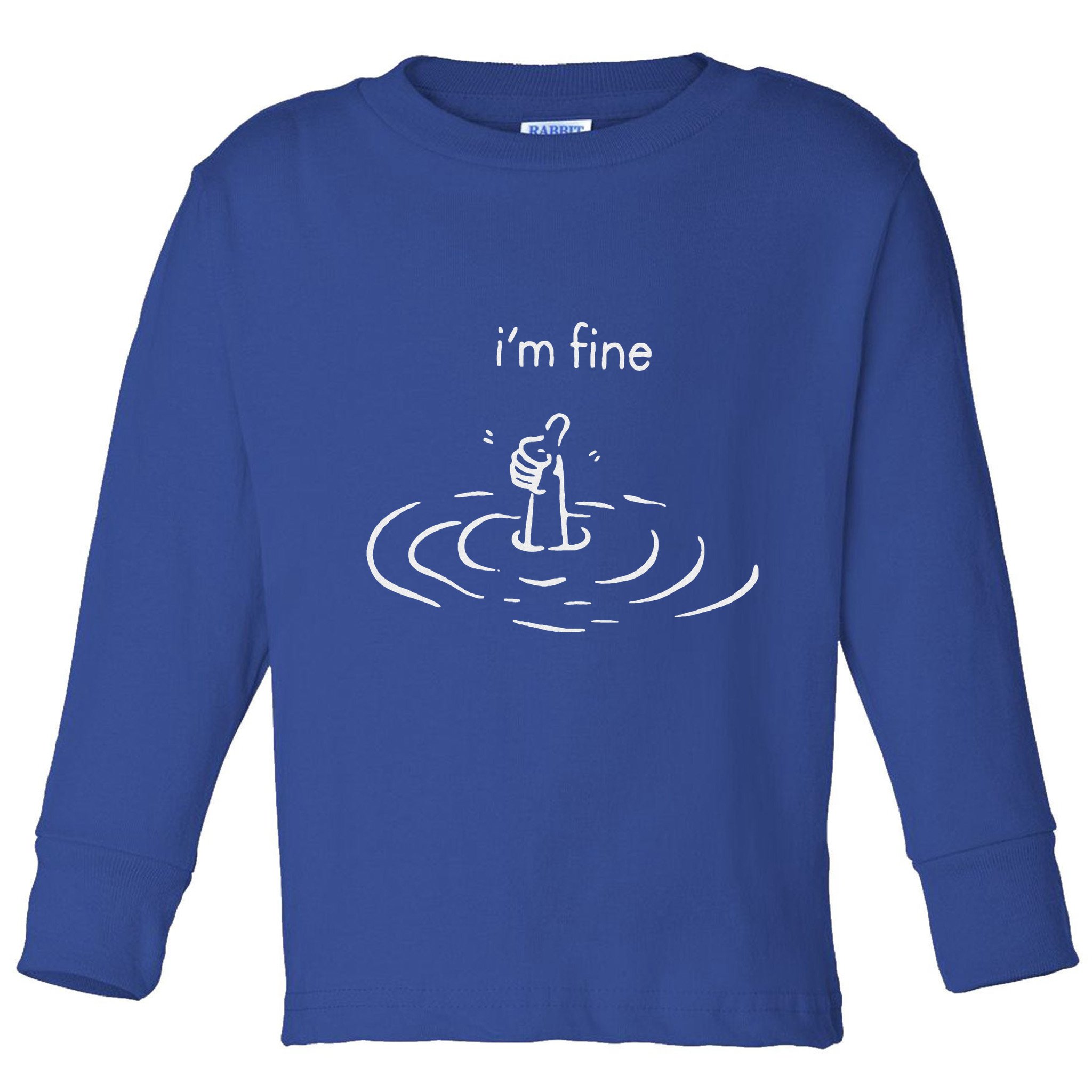 IM Fine Thumbs Up Toddler Long Sleeve Shirt