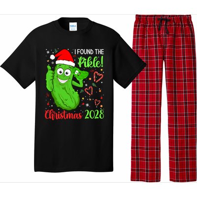 I Found The Pickle Christmas 2028 Funny Xmas Party Gift Pajama Set