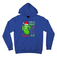 I Found The Pickle Christmas 2028 Funny Xmas Party Gift Hoodie