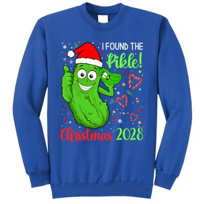 I Found The Pickle Christmas 2028 Funny Xmas Party Gift Sweatshirt