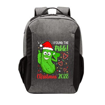 I Found The Pickle Christmas 2028 Funny Xmas Party Gift Vector Backpack