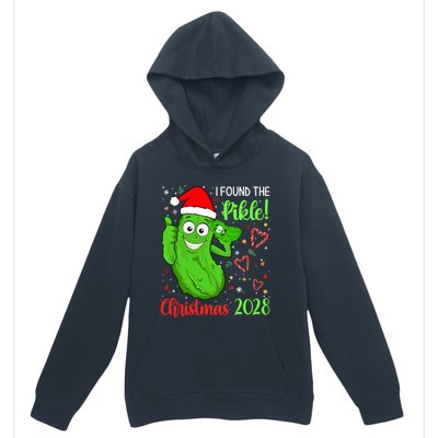 I Found The Pickle Christmas 2028 Funny Xmas Party Gift Urban Pullover Hoodie