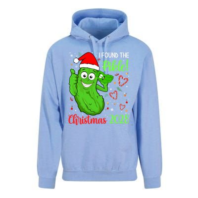 I Found The Pickle Christmas 2028 Funny Xmas Party Gift Unisex Surf Hoodie