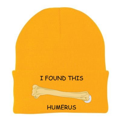 I Found This Humerus Bone Funny Knit Cap Winter Beanie