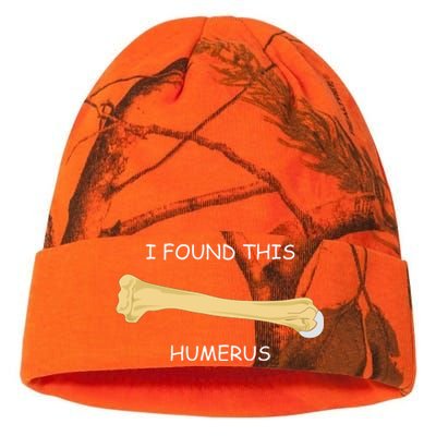 I Found This Humerus Bone Funny Kati Licensed 12" Camo Beanie