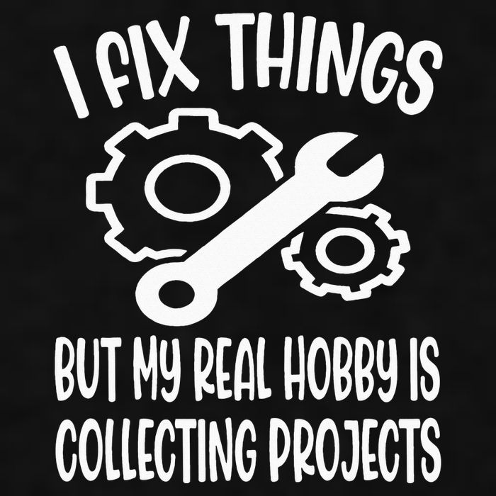 I fix things but my Hobby is Collecting Projects Mechanic Ladies PosiCharge Tri-Blend Wicking Tank