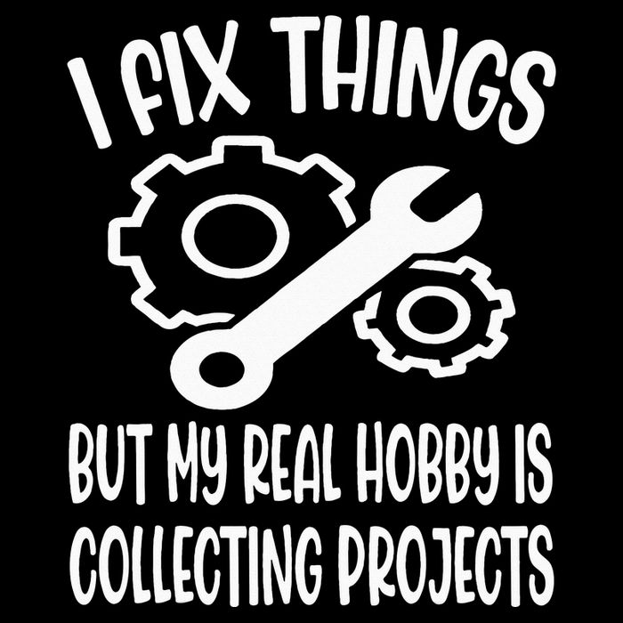 I fix things but my Hobby is Collecting Projects Mechanic Bucket Hat