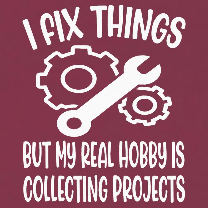 I fix things but my Hobby is Collecting Projects Mechanic 16oz Travel Tumbler