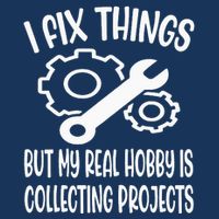 I fix things but my Hobby is Collecting Projects Mechanic Infant Baby Jersey Bodysuit