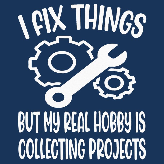 I fix things but my Hobby is Collecting Projects Mechanic Infant Baby Jersey Bodysuit