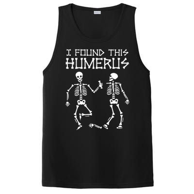 I Found This Humerus Funny Halloween Skeletons PosiCharge Competitor Tank