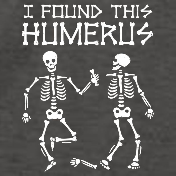 I Found This Humerus Funny Halloween Skeletons Vector Backpack