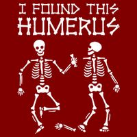 I Found This Humerus Funny Halloween Skeletons Beanie